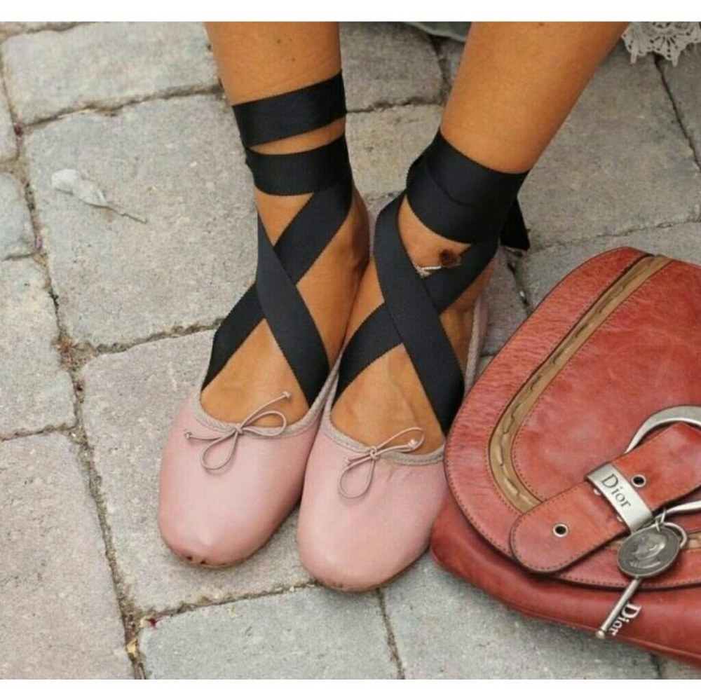 COPY - BRAND NEW ZARA 100% LEATHER BALLET FLAT SHOE NEW WITH TAGS
